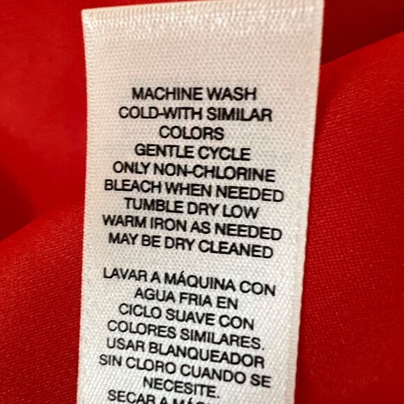 Chicos Womens Textured Fringe Jacket Garibaldi Orange Zip Front size Medium - Picture 14 of 16